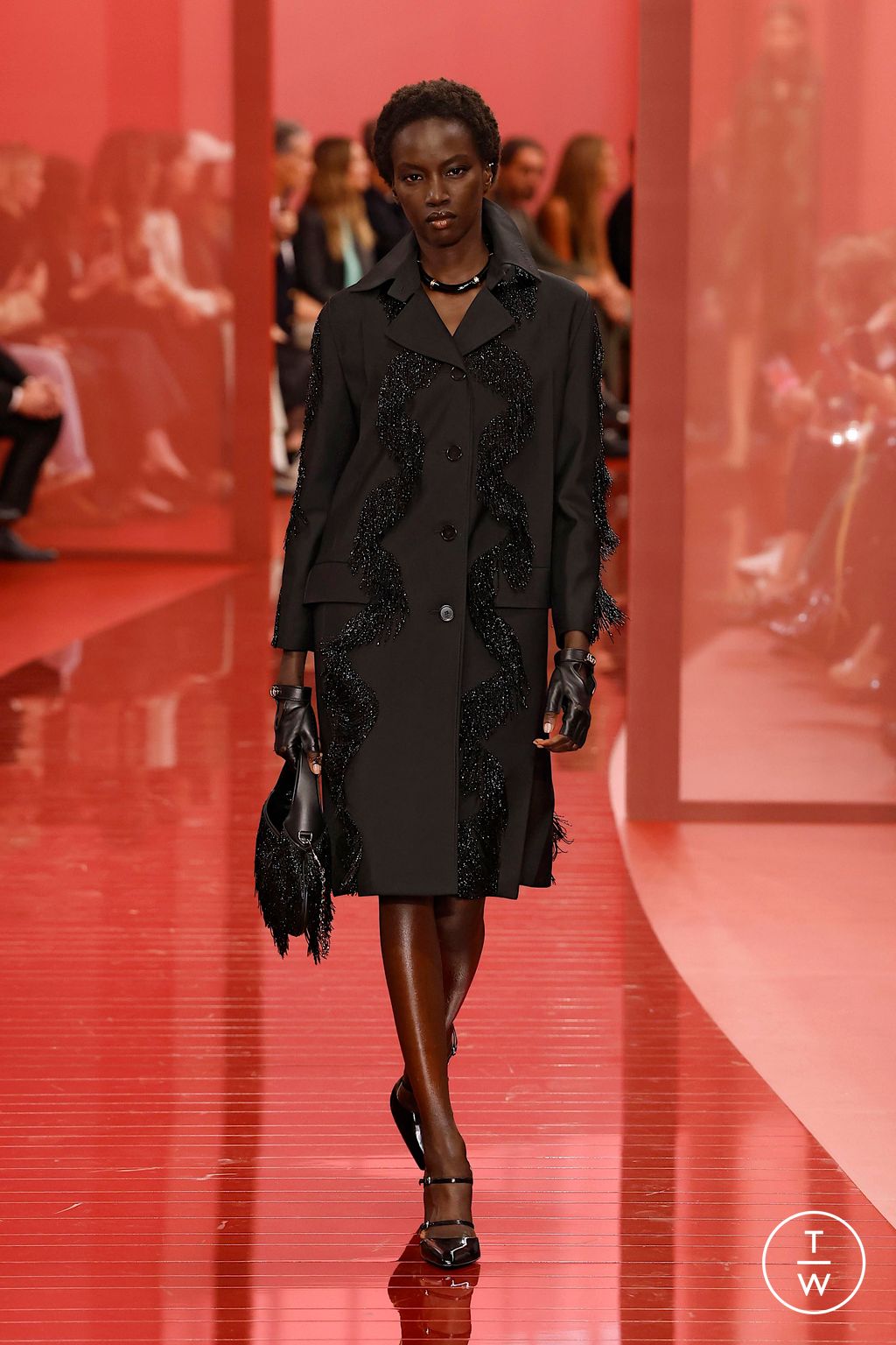 Fashion Week Milan Spring/Summer 2025 look 23 from the Gucci collection womenswear