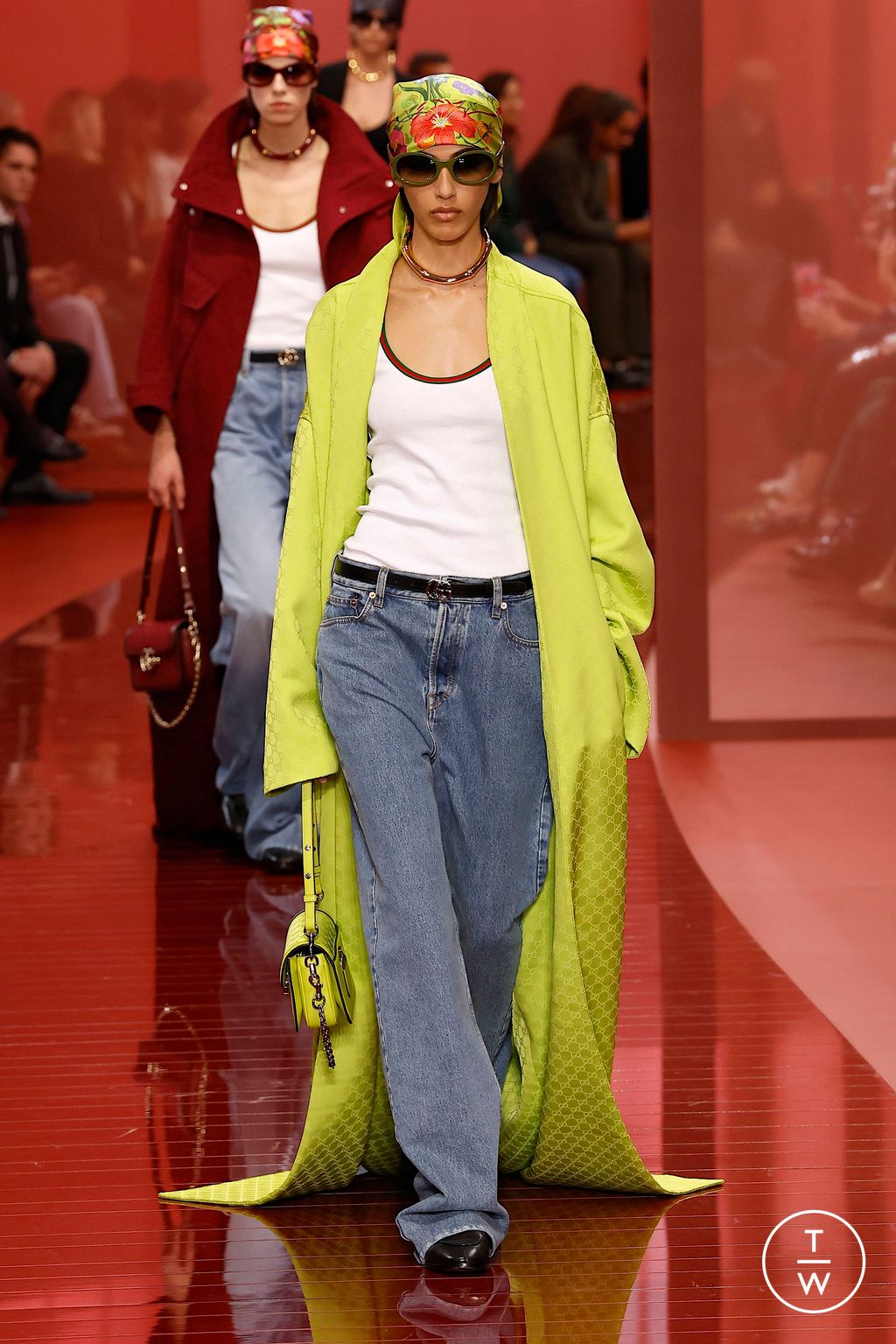 Fashion Week Milan Spring/Summer 2025 look 52 from the Gucci collection womenswear