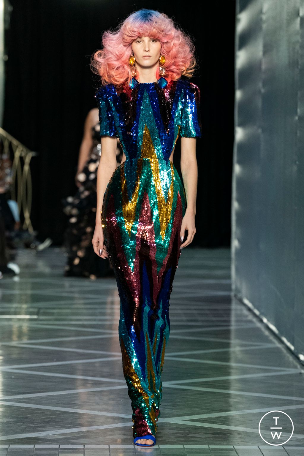 Fashion Week London Spring/Summer 2023 look 29 from the Halpern collection 女装