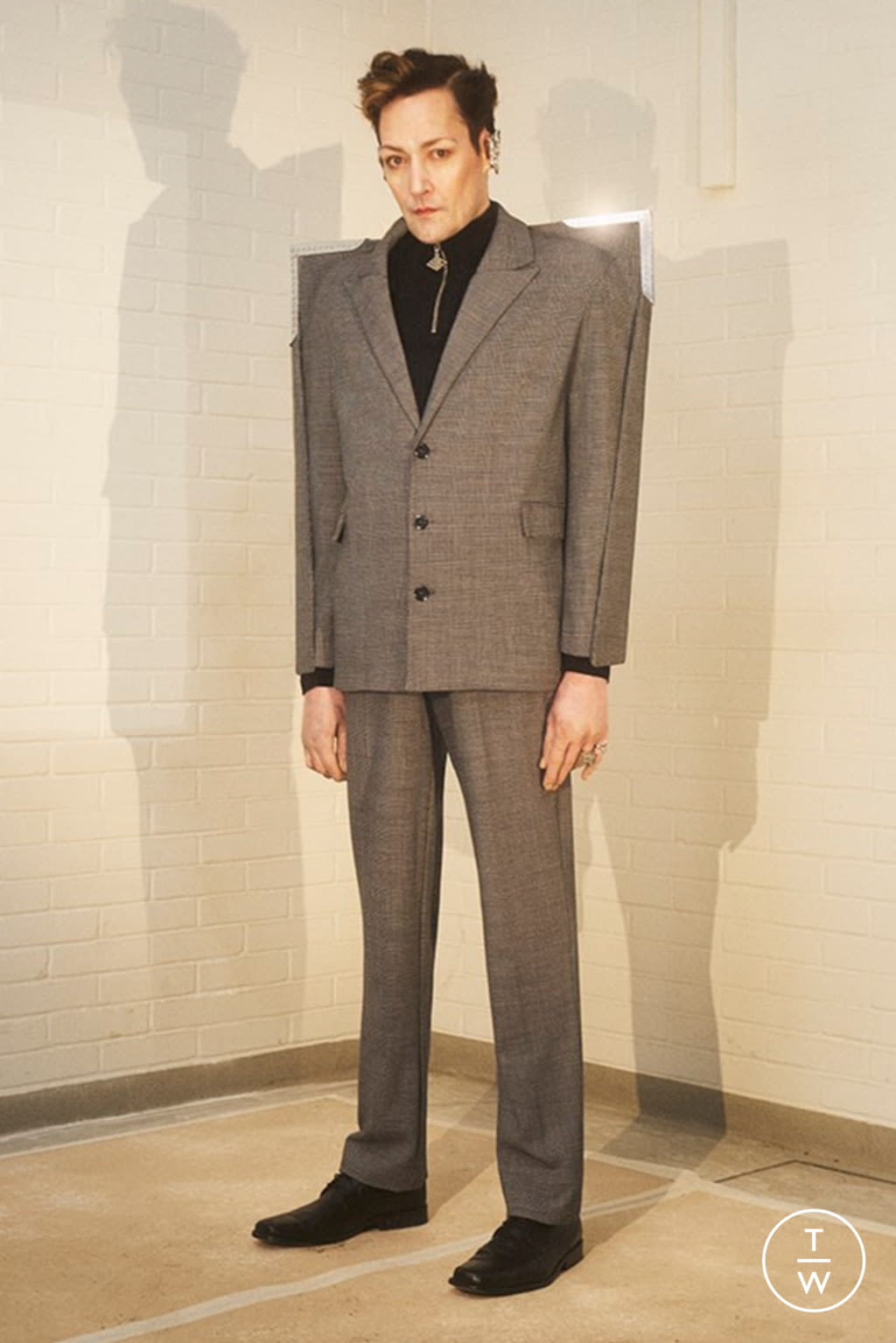 Fashion Week Milan Fall/Winter 2021 look 5 from the Han Kjobenhavn collection menswear