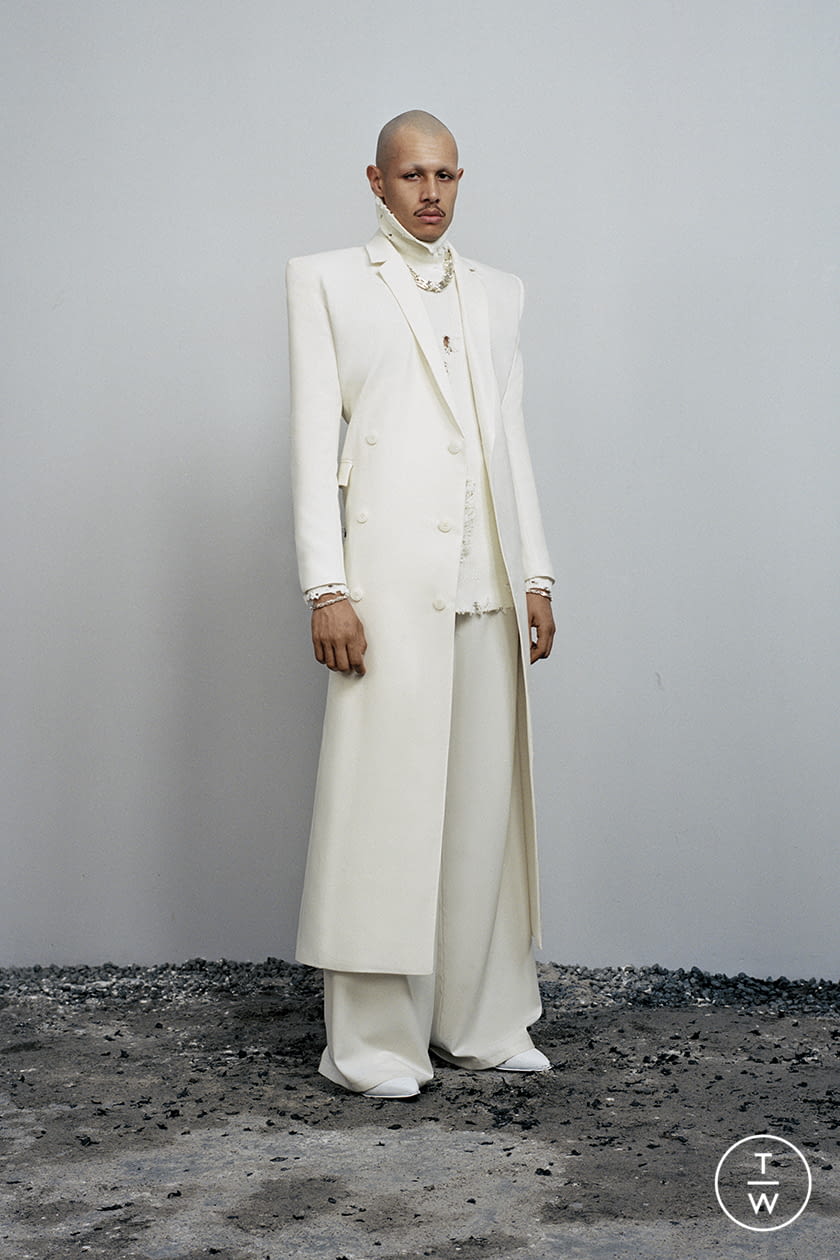 Fashion Week Milan Spring/Summer 2022 look 4 from the Han Kjobenhavn collection menswear