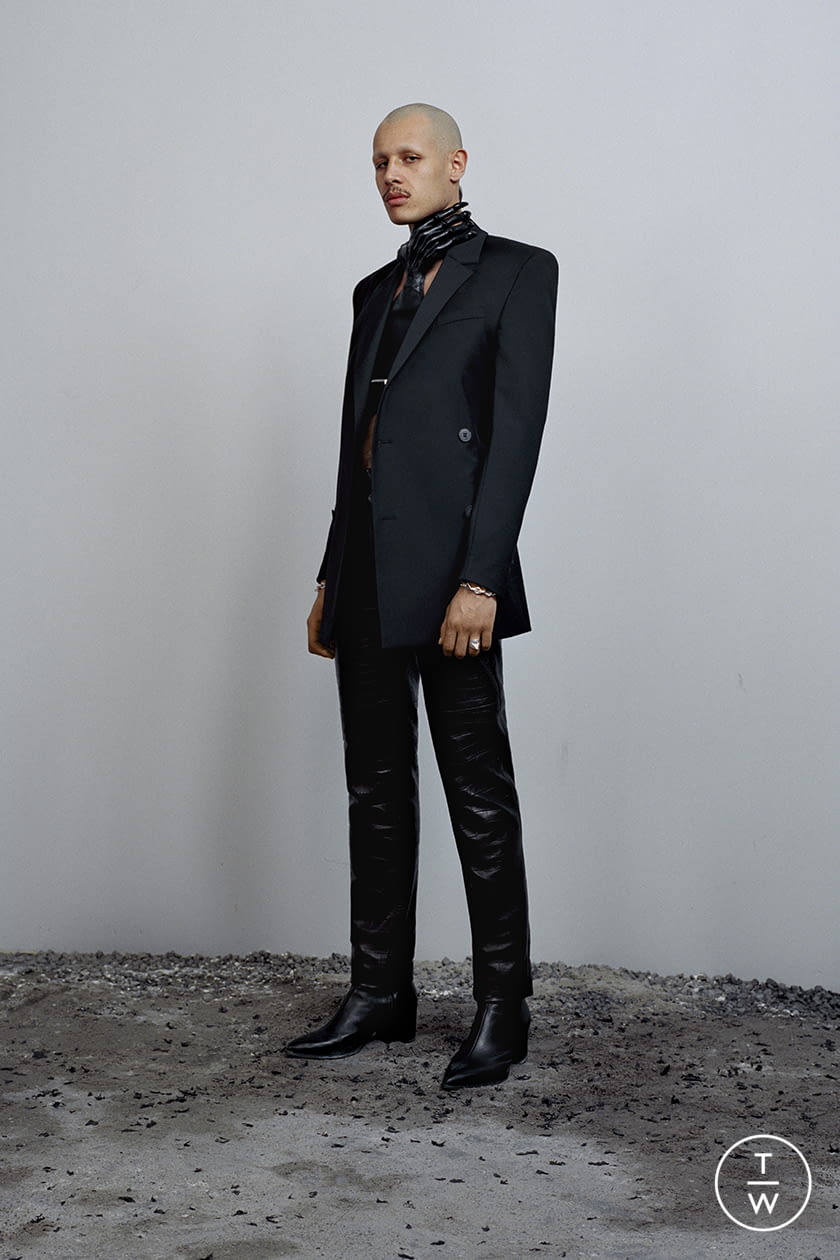 Fashion Week Milan Spring/Summer 2022 look 6 from the Han Kjobenhavn collection menswear