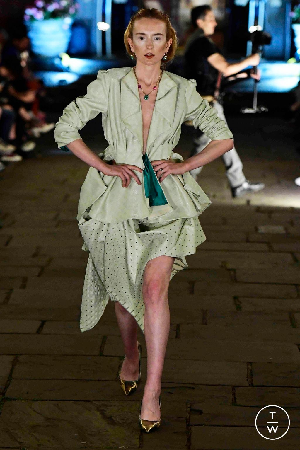 Fashion Week London Spring/Summer 2024 look 7 de la collection Hector Maclean womenswear