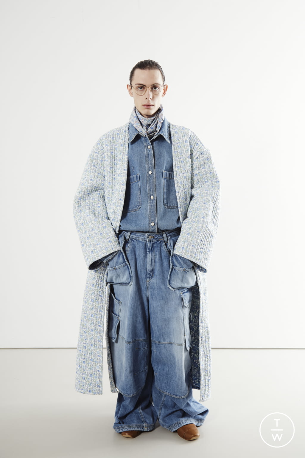 Fashion Week Paris Fall/Winter 2022 look 23 de la collection Hed Mayner menswear