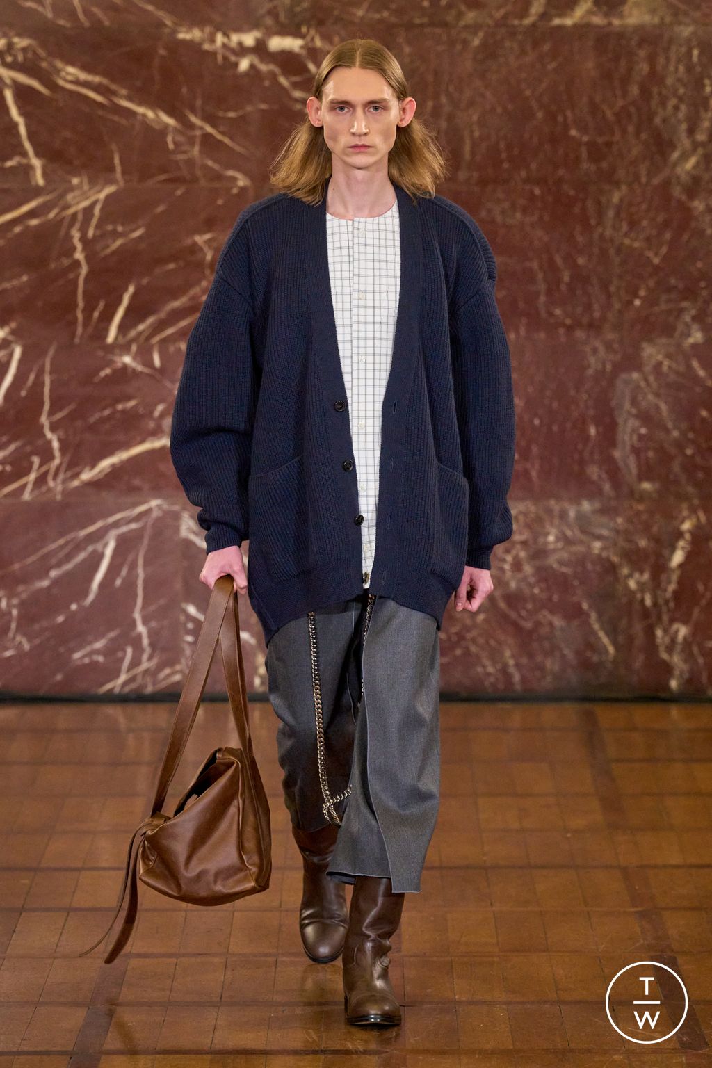 Fashion Week Florence - Pitti Fall/Winter 2026 look 11 de la collection Hed Mayner menswear