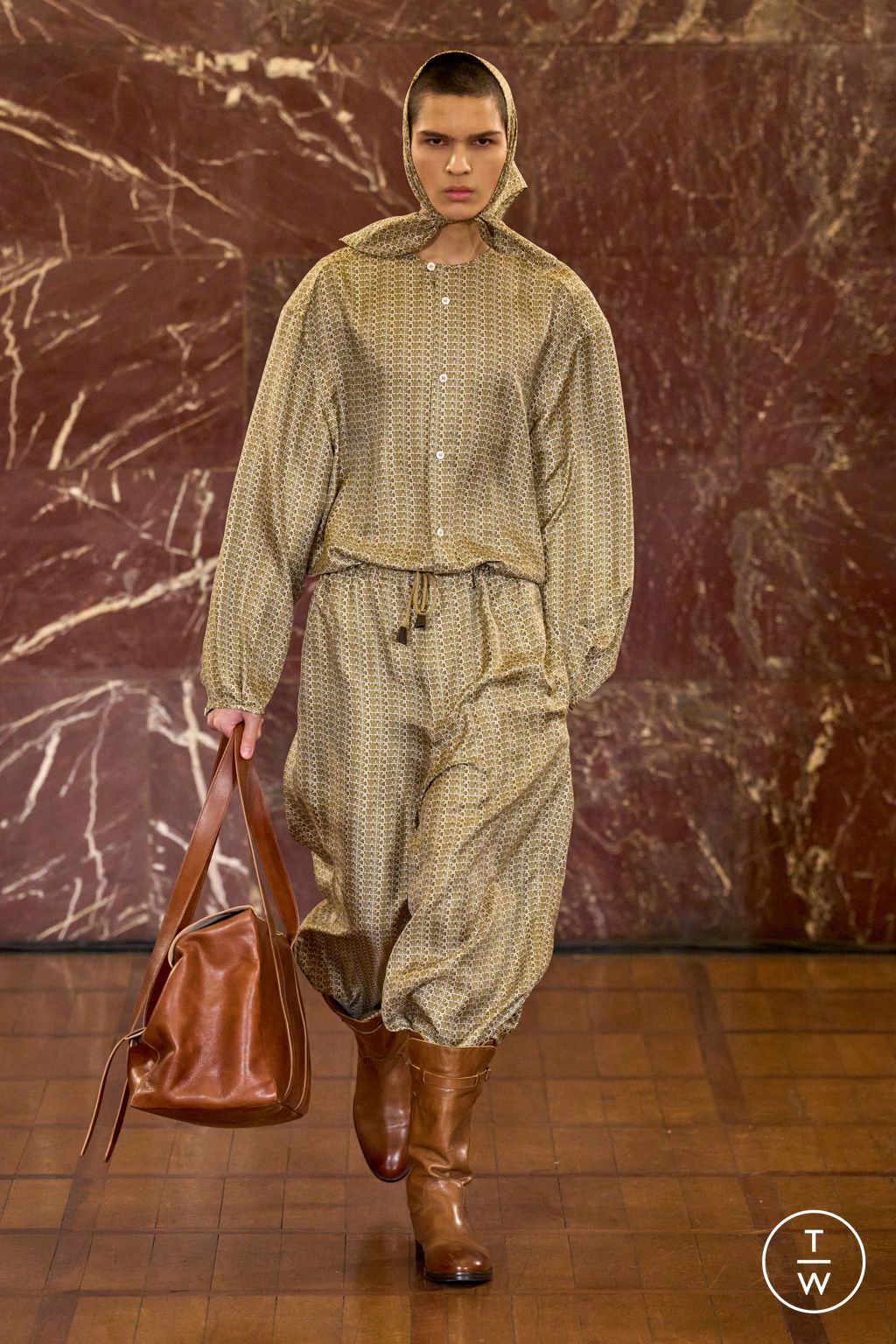 Fashion Week Florence - Pitti Fall/Winter 2026 look 13 de la collection Hed Mayner menswear