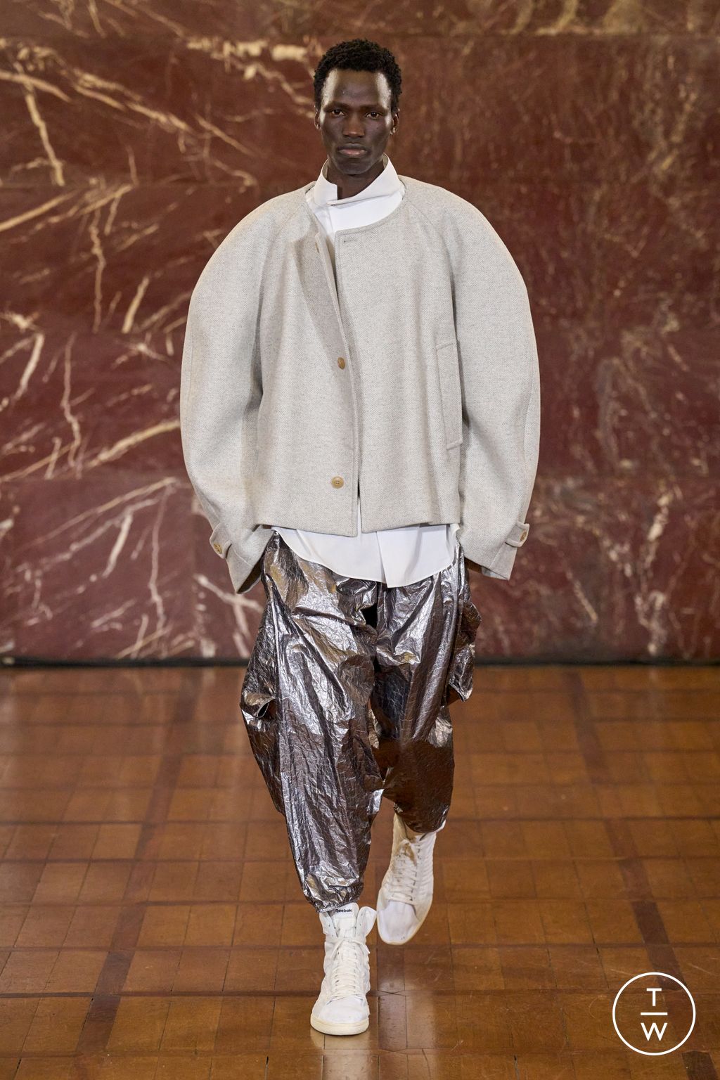 Fashion Week Florence - Pitti Fall/Winter 2026 look 34 from the Hed Mayner collection menswear