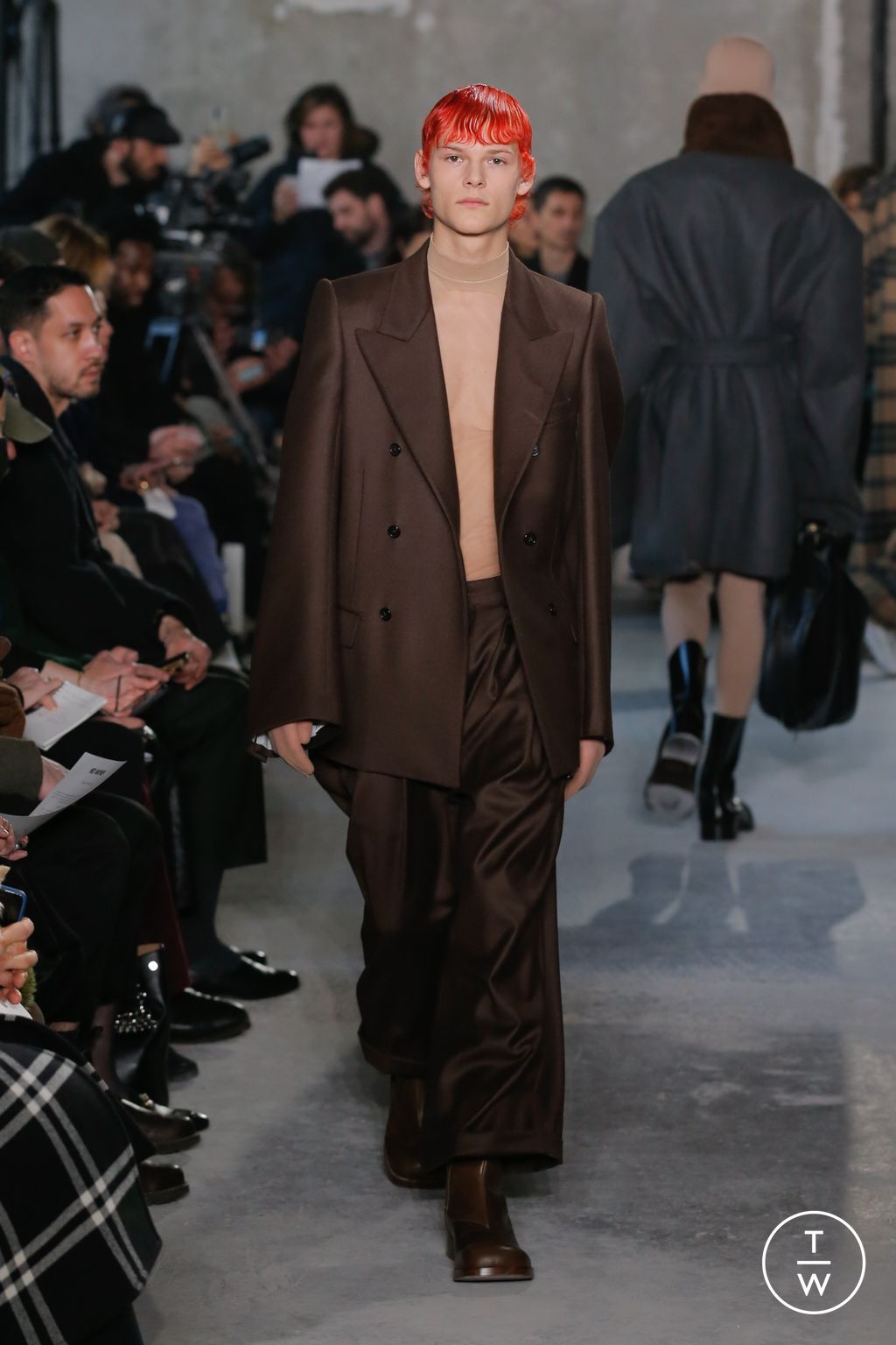 Fashion Week Paris Fall/Winter 2023 look 21 from the Hed Mayner collection 男装