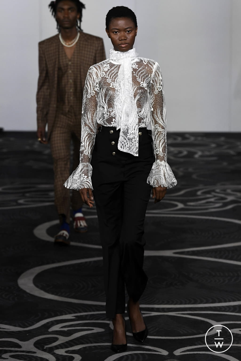 Fashion Week London Spring/Summer 2022 look 102 from the Helen Anthony collection womenswear