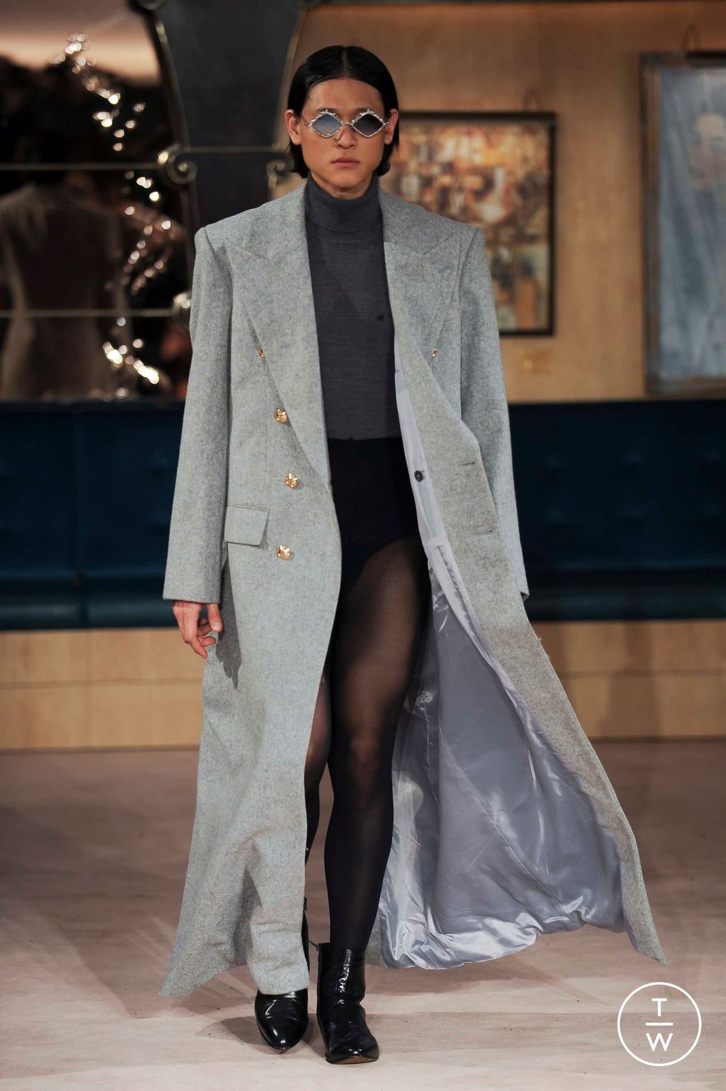 Fashion Week London Fall/Winter 2023 look 76 from the Helen Anthony collection womenswear