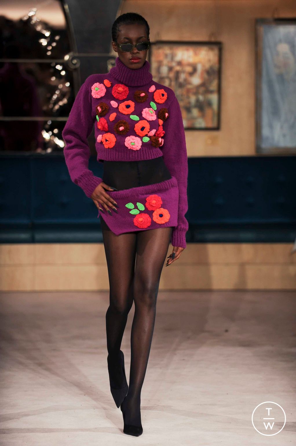 Fashion Week London Fall/Winter 2023 look 79 from the Helen Anthony collection womenswear