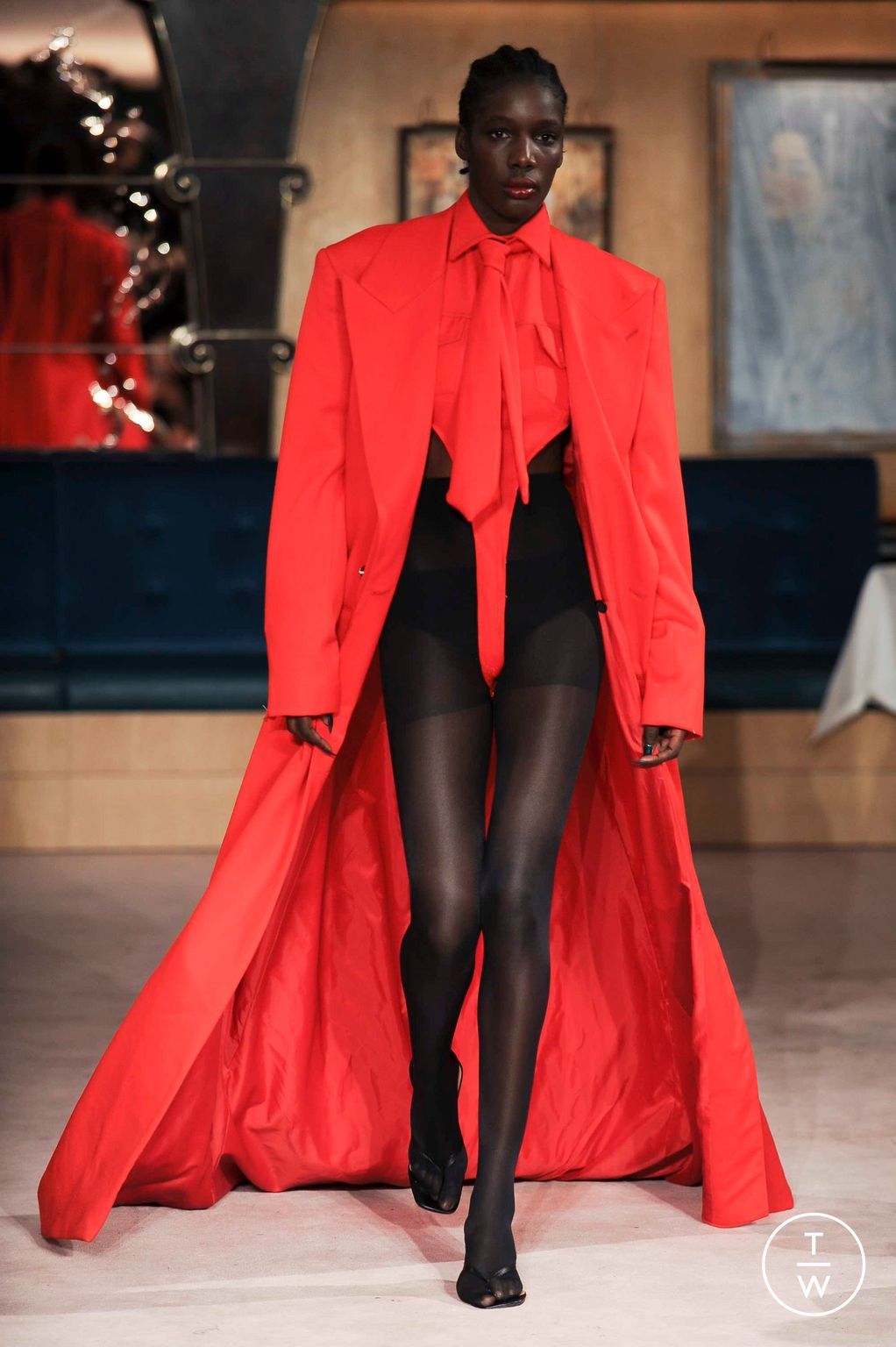 Fashion Week London Fall/Winter 2023 look 103 from the Helen Anthony collection womenswear