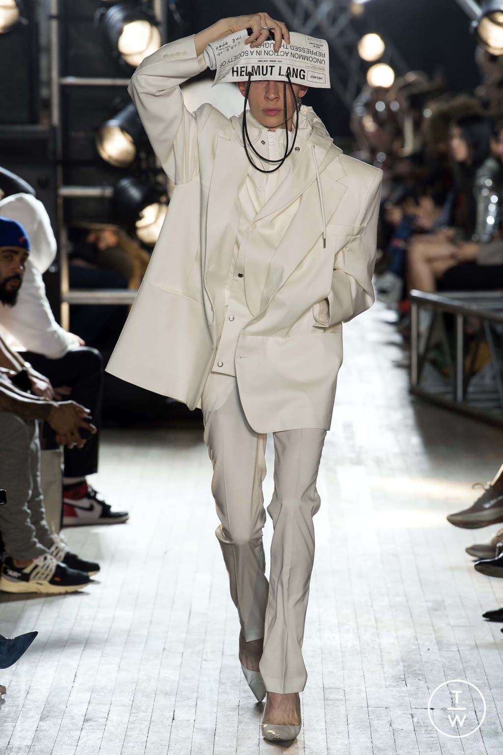Fashion Week New York Spring/Summer 2018 look 13 from the Helmut Lang collection womenswear