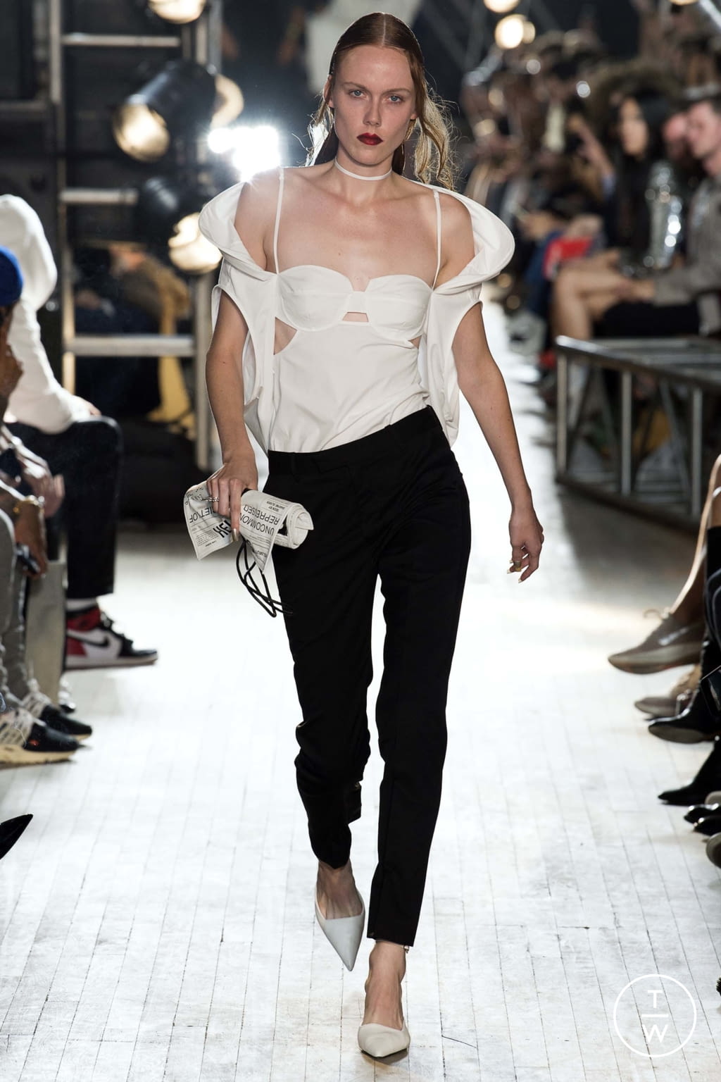 Fashion Week New York Spring/Summer 2018 look 16 from the Helmut Lang collection womenswear