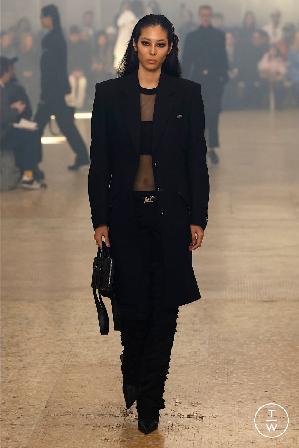 Fashion Week New York Fall/Winter 2024 look 9 de la collection Helmut Lang womenswear
