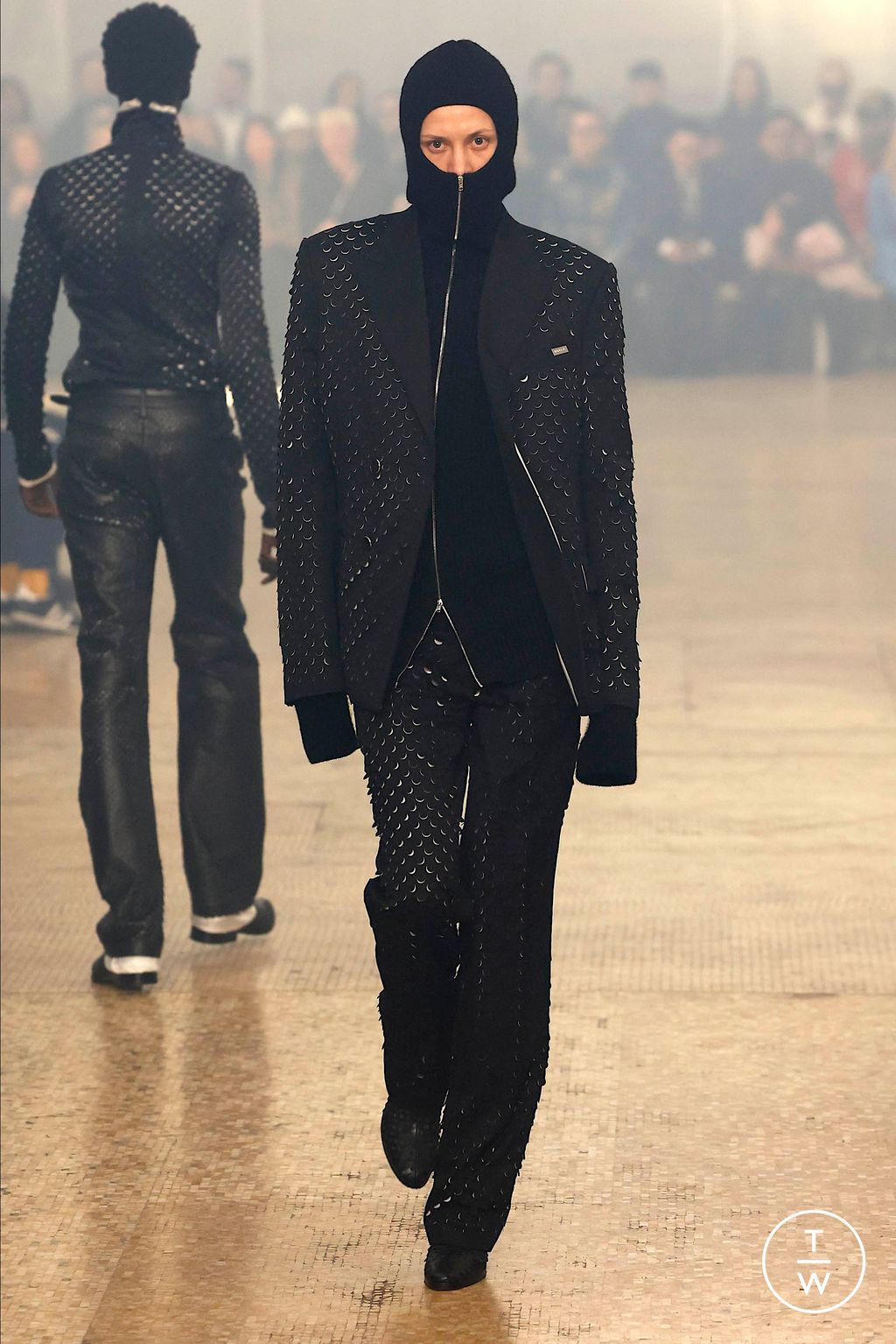 Fashion Week New York Fall/Winter 2024 look 50 from the Helmut Lang collection 女装