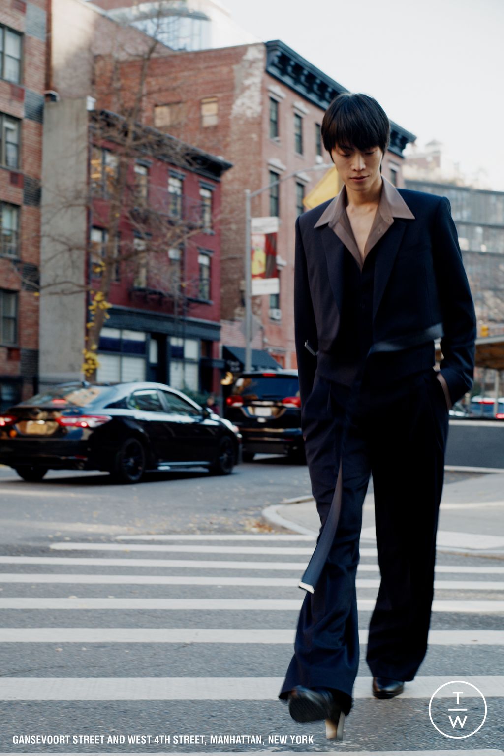 Fashion Week New York Pre-Fall 2024 look 3 from the Helmut Lang collection 女装