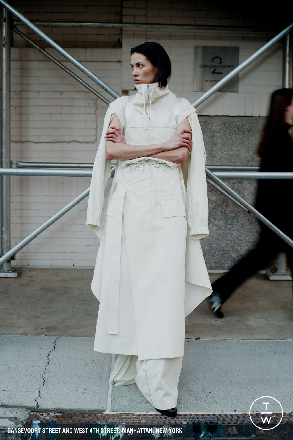 Fashion Week New York Pre-Fall 2024 look 4 from the Helmut Lang collection 女装