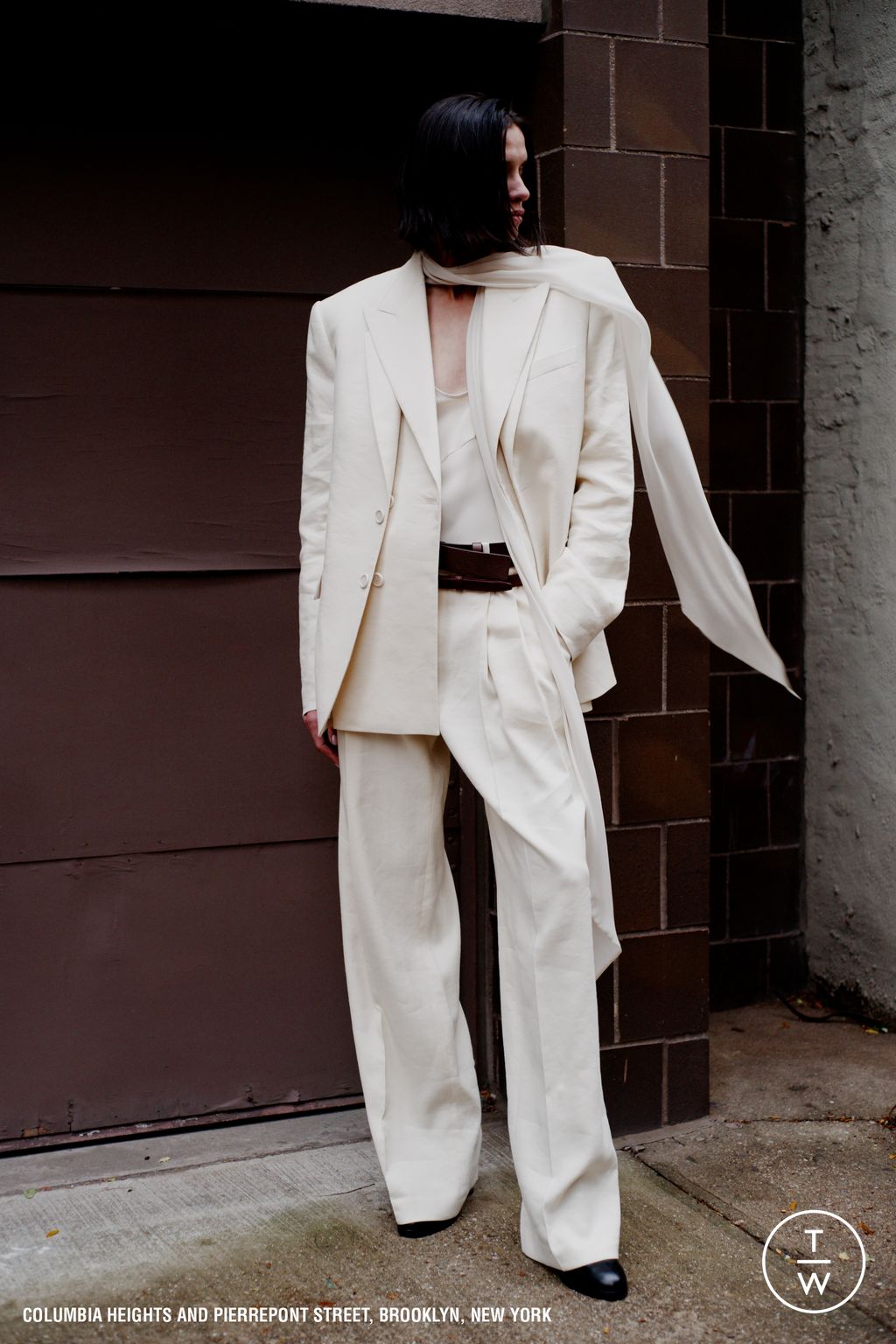 Fashion Week New York Pre-Fall 2024 look 9 from the Helmut Lang collection 女装
