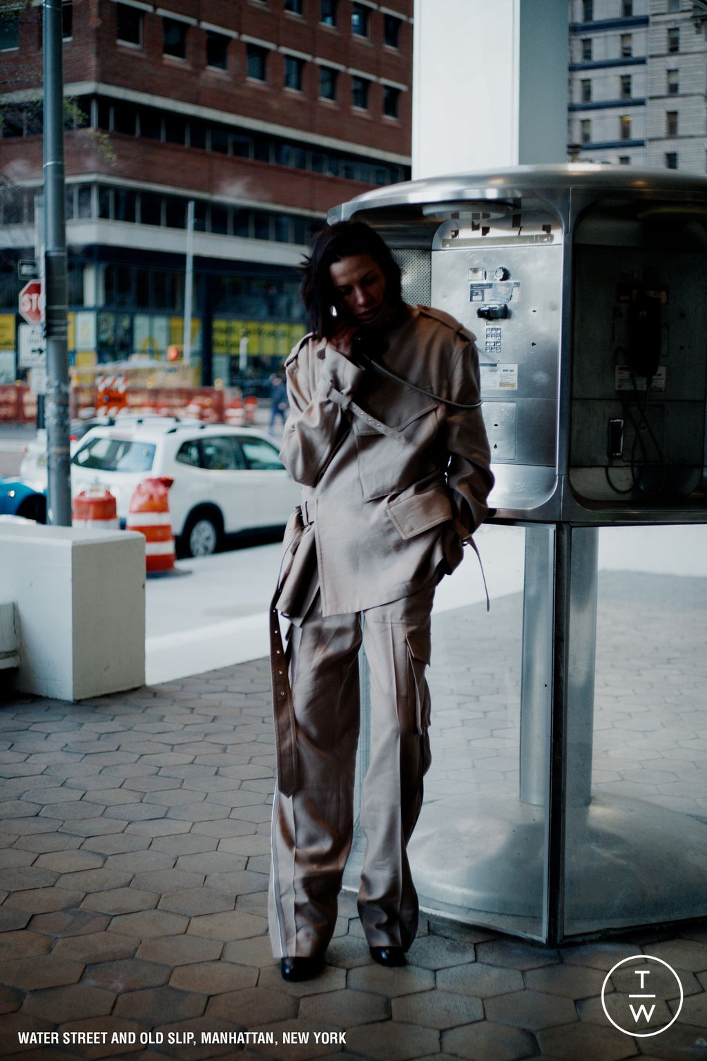 Fashion Week New York Pre-Fall 2024 look 36 from the Helmut Lang collection womenswear