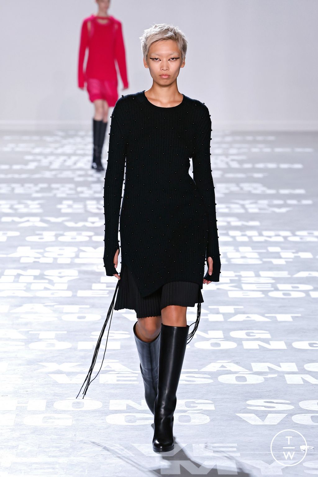 Fashion Week New York Spring/Summer 2024 look 13 from the Helmut Lang collection womenswear