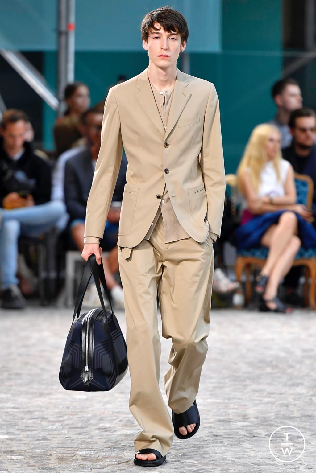 Fashion Week Paris Spring/Summer 2020 look 18 from the Hermès collection menswear