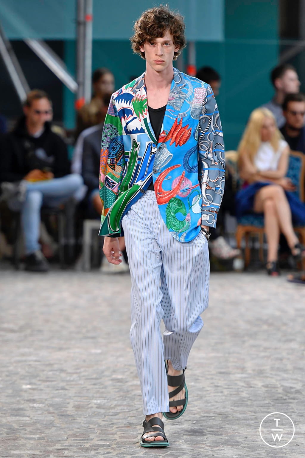 Fashion Week Paris Spring/Summer 2020 look 41 from the Hermès collection menswear