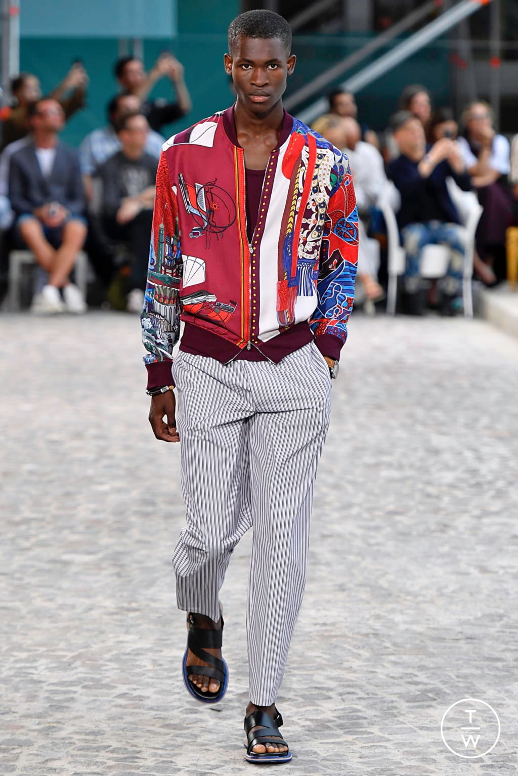 Fashion Week Paris Spring/Summer 2020 look 42 from the Hermès collection menswear