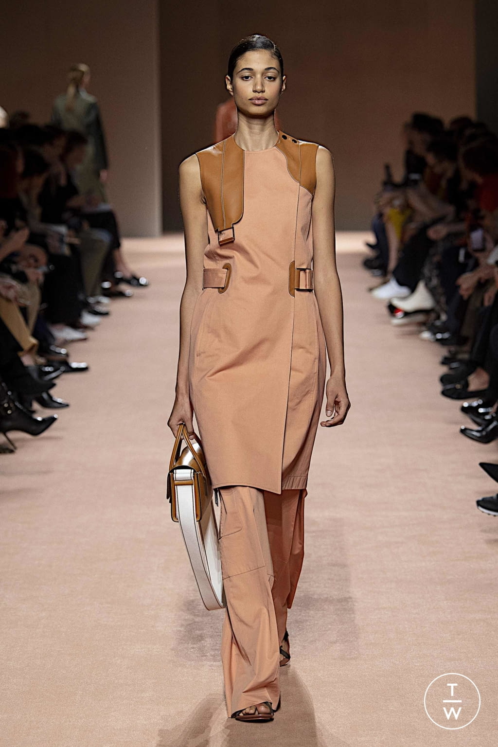 Fashion Week Paris Spring/Summer 2020 look 12 from the Hermès collection womenswear