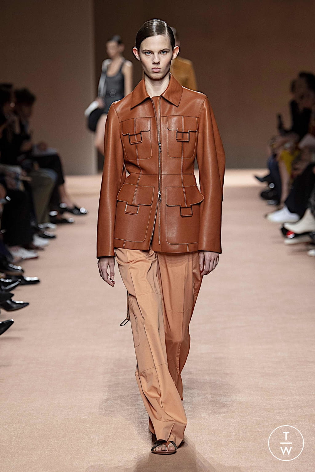 Fashion Week Paris Spring/Summer 2020 look 13 from the Hermès collection womenswear