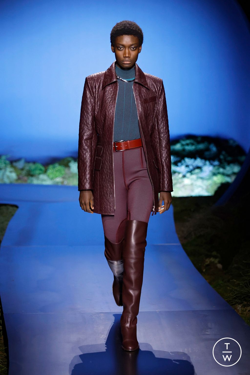 Fashion Week Paris Fall/Winter 2026 look 17 from the Hermès collection womenswear