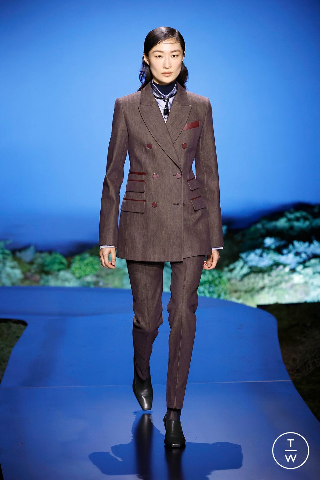 Fashion Week Paris Fall/Winter 2026 look 51 from the Hermès collection womenswear