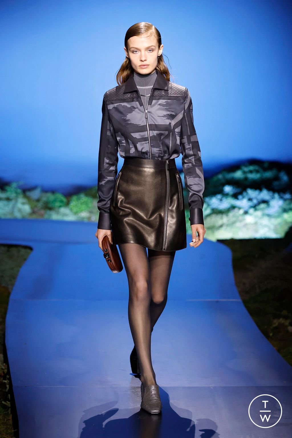 Fashion Week Paris Fall/Winter 2026 look 58 from the Hermès collection womenswear