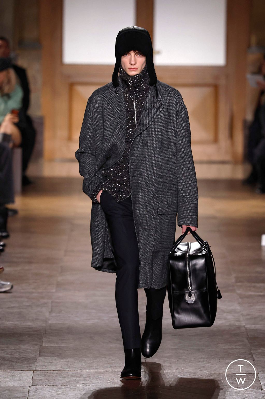 Fashion Week Paris Fall/Winter 2026 look 34 de la collection Hermès menswear