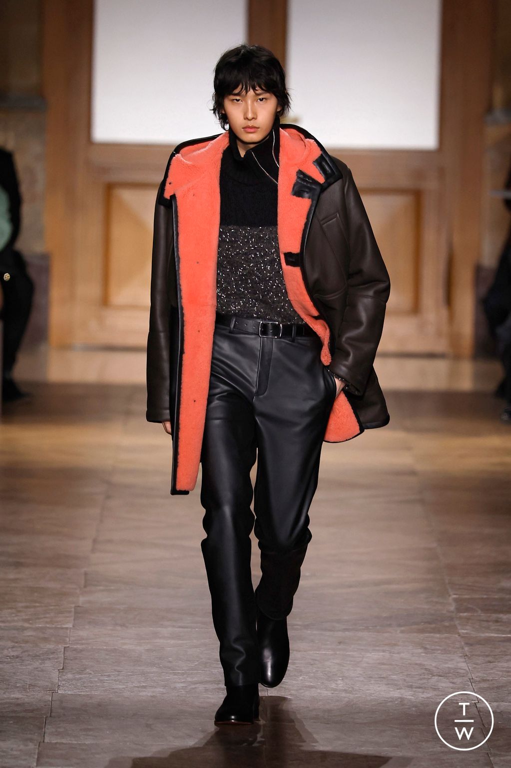 Fashion Week Paris Fall/Winter 2026 look 36 de la collection Hermès menswear