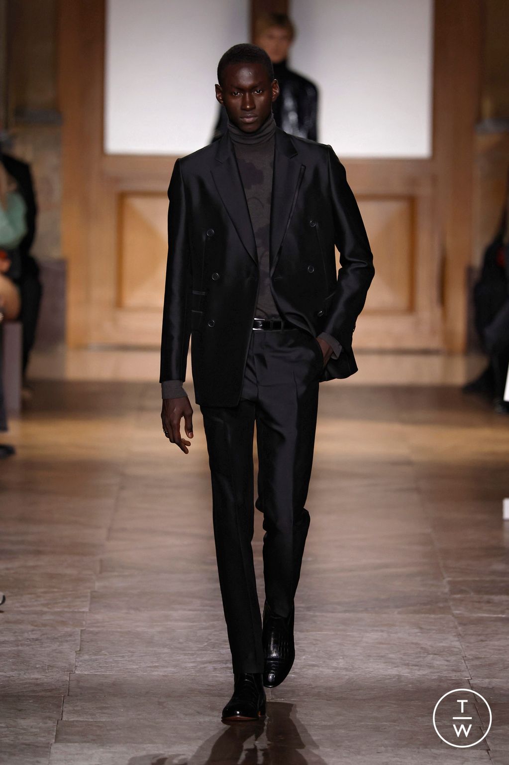 Fashion Week Paris Fall/Winter 2026 look 57 from the Hermès collection 男装