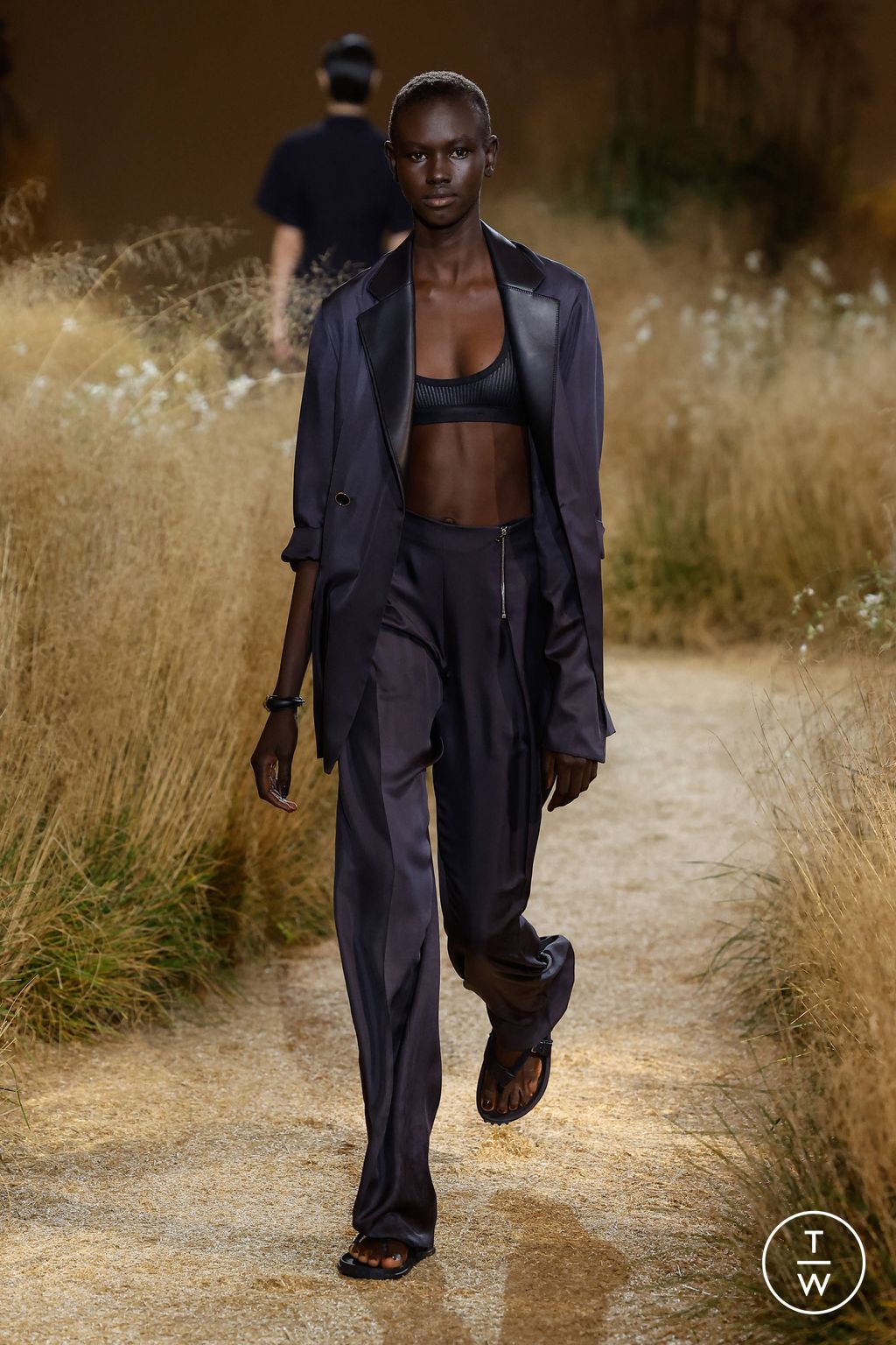 Fashion Week Paris Spring/Summer 2024 look 42 from the Hermès collection womenswear