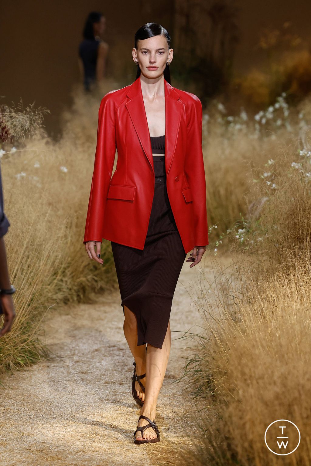 Fashion Week Paris Spring/Summer 2024 look 47 from the Hermès collection 女装