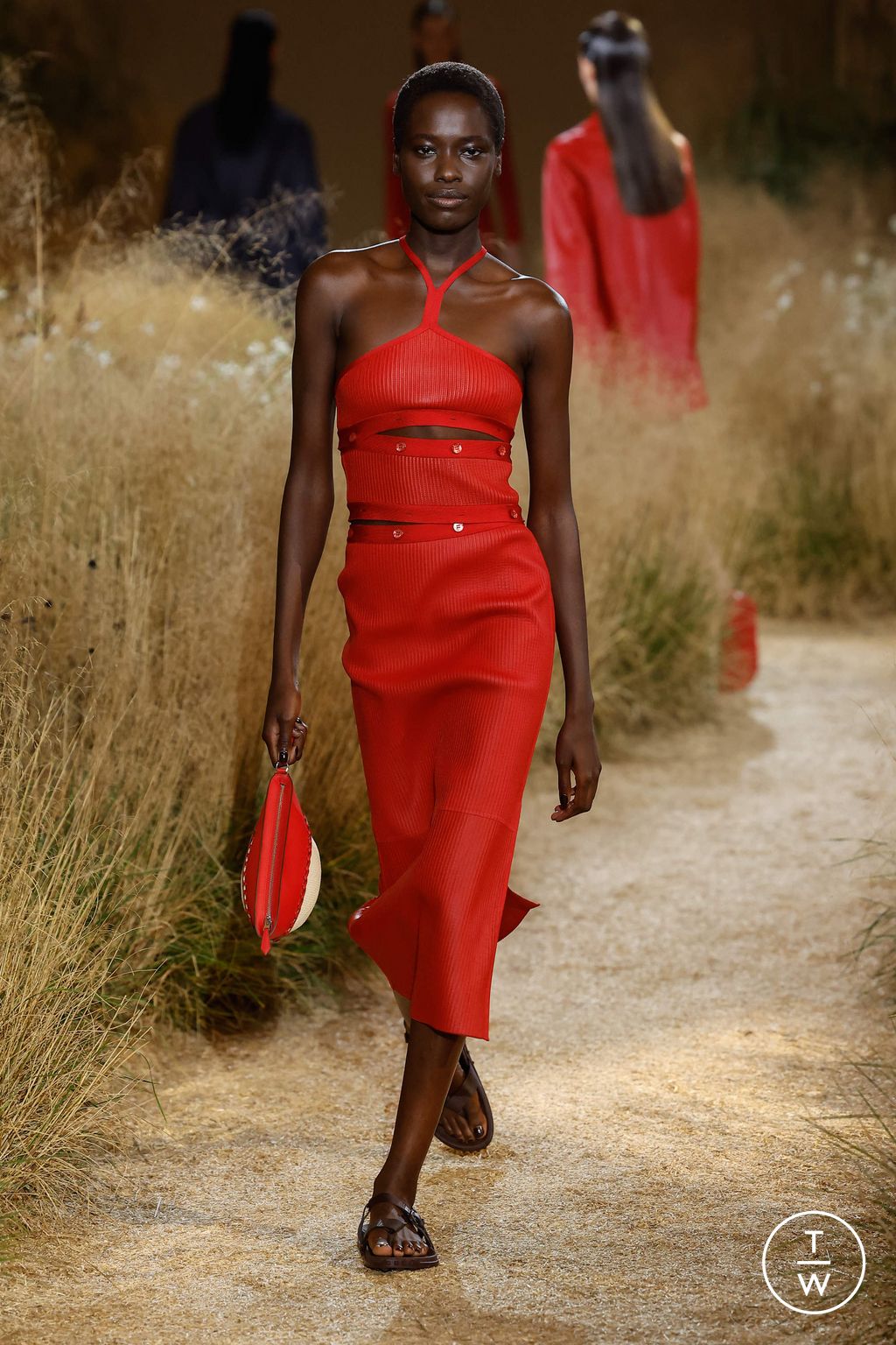 Fashion Week Paris Spring/Summer 2024 look 50 from the Hermès collection womenswear