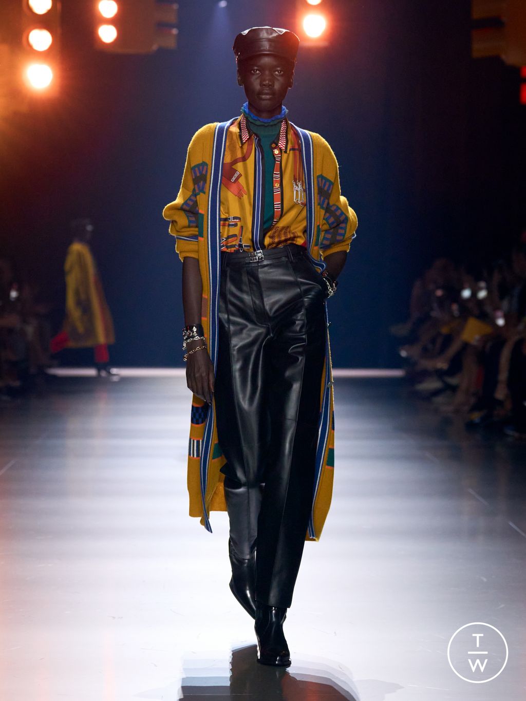 Fashion Week Paris Resort 2025 look 5 from the Hermès collection womenswear