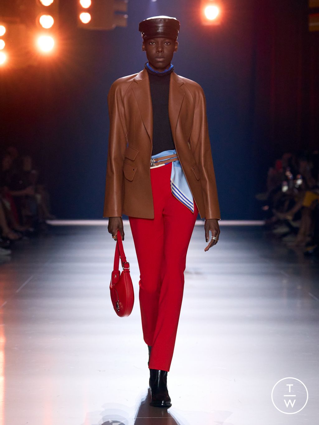 Fashion Week Paris Resort 2025 look 9 from the Hermès collection womenswear