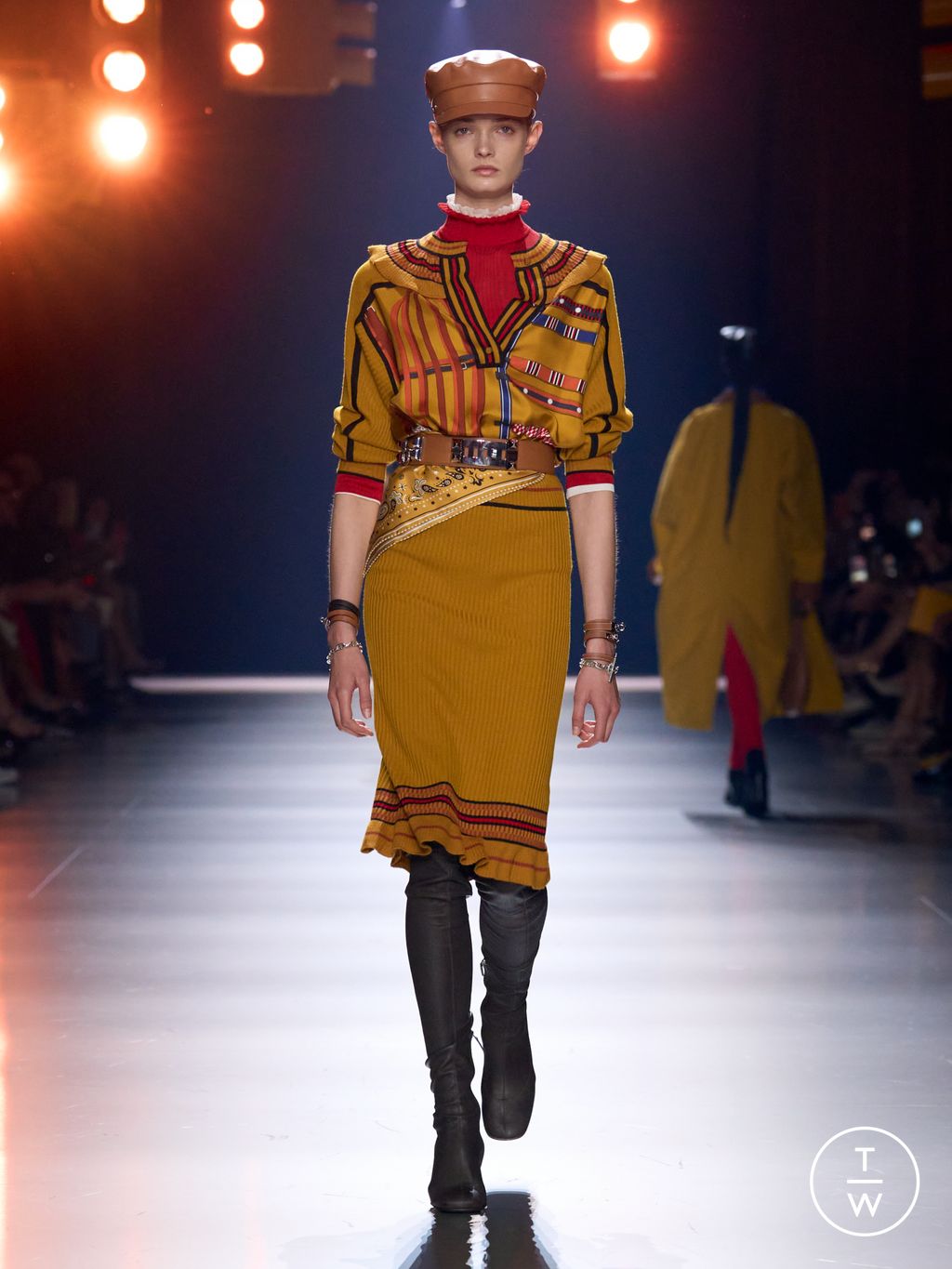Fashion Week Paris Resort 2025 look 10 from the Hermès collection womenswear