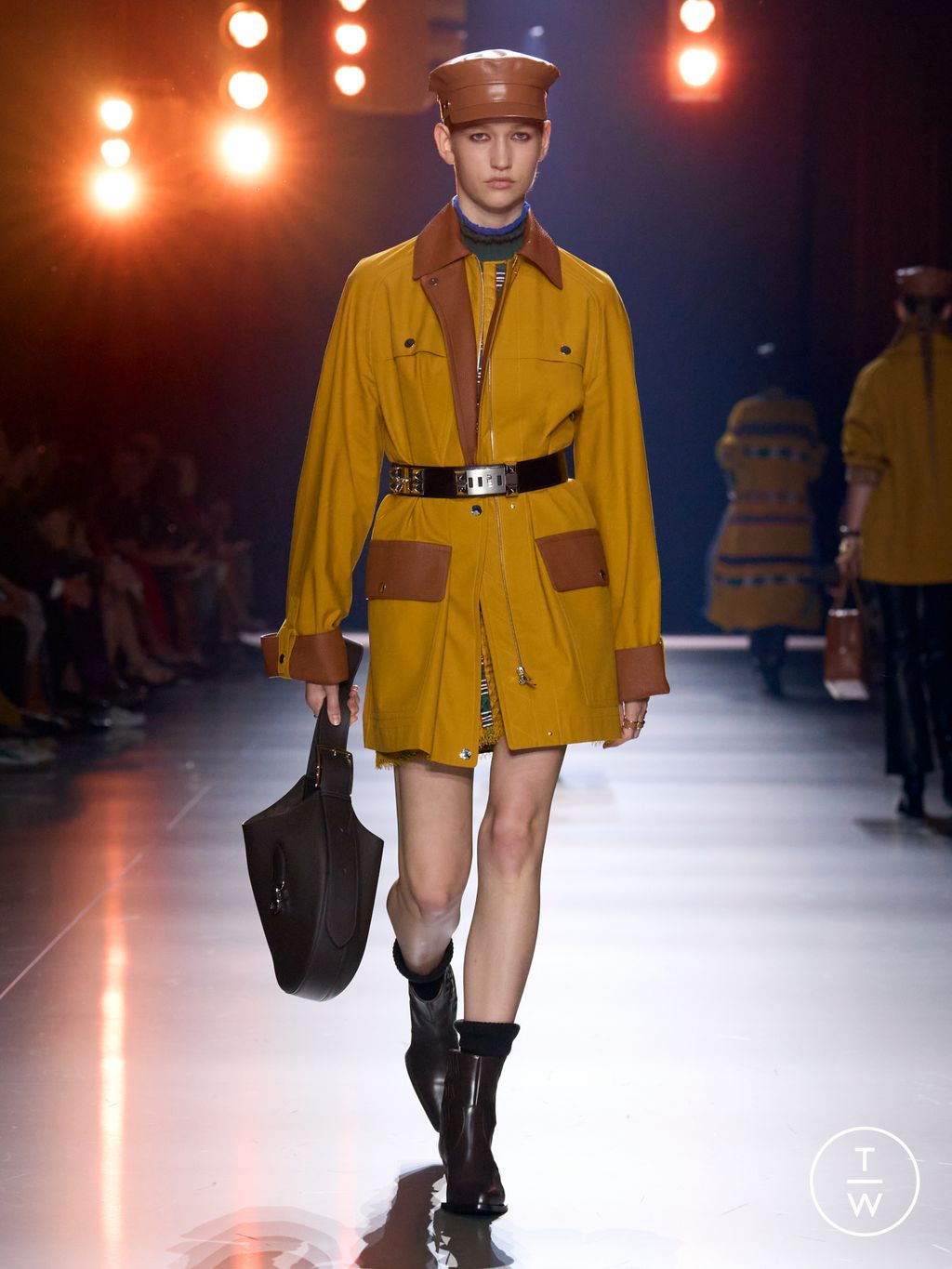 Fashion Week Paris Resort 2025 look 14 from the Hermès collection womenswear