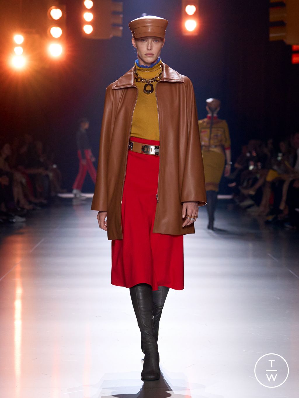 Fashion Week Paris Resort 2025 look 18 from the Hermès collection womenswear