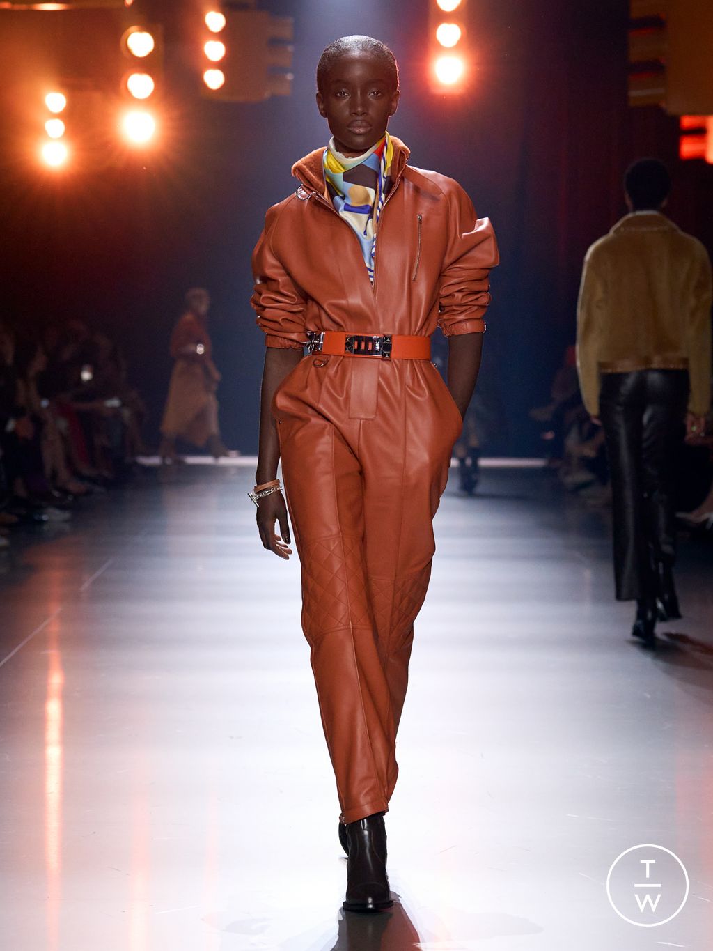 Fashion Week Paris Resort 2025 look 35 from the Hermès collection womenswear