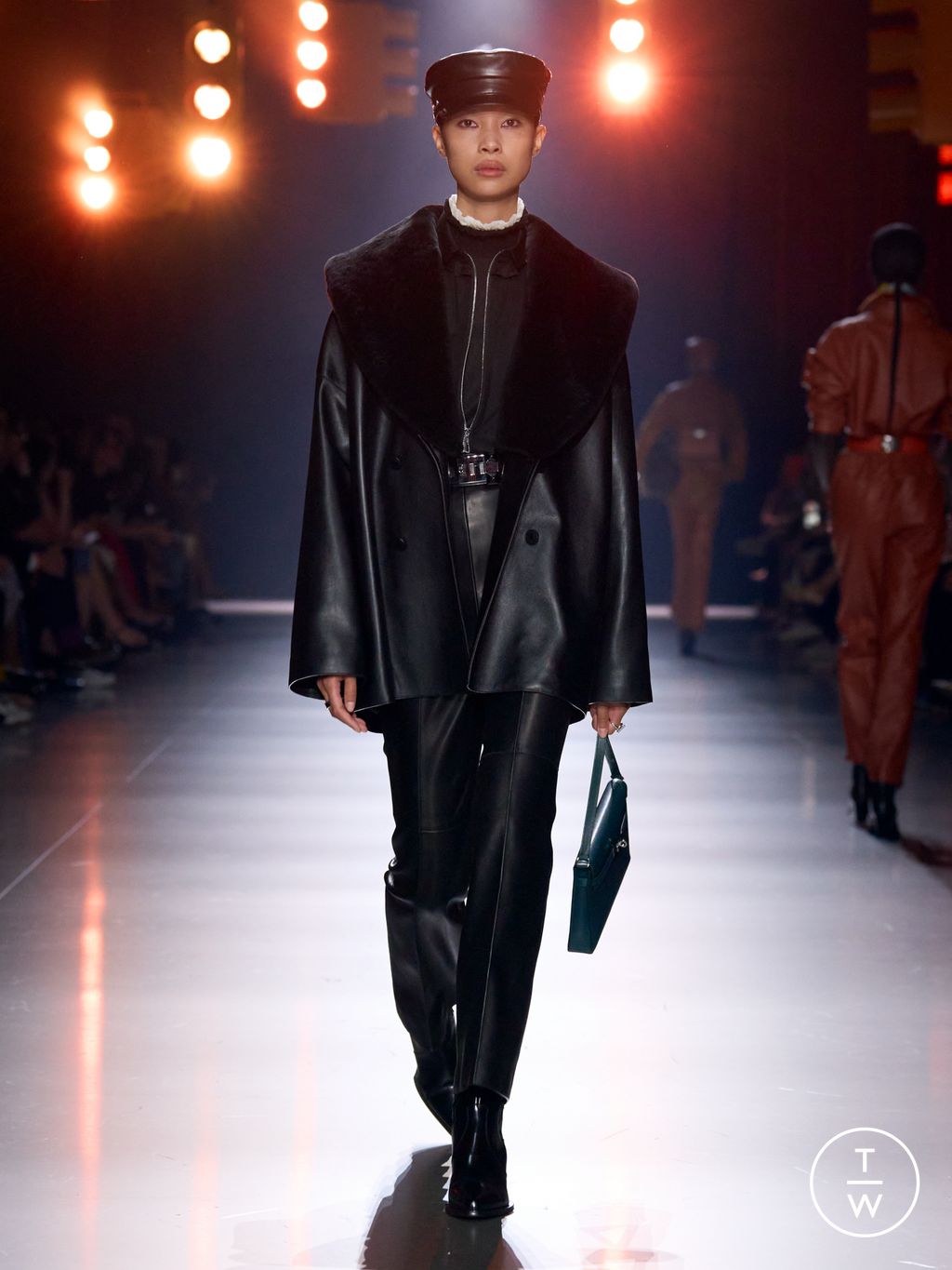 Fashion Week Paris Resort 2025 look 42 from the Hermès collection womenswear