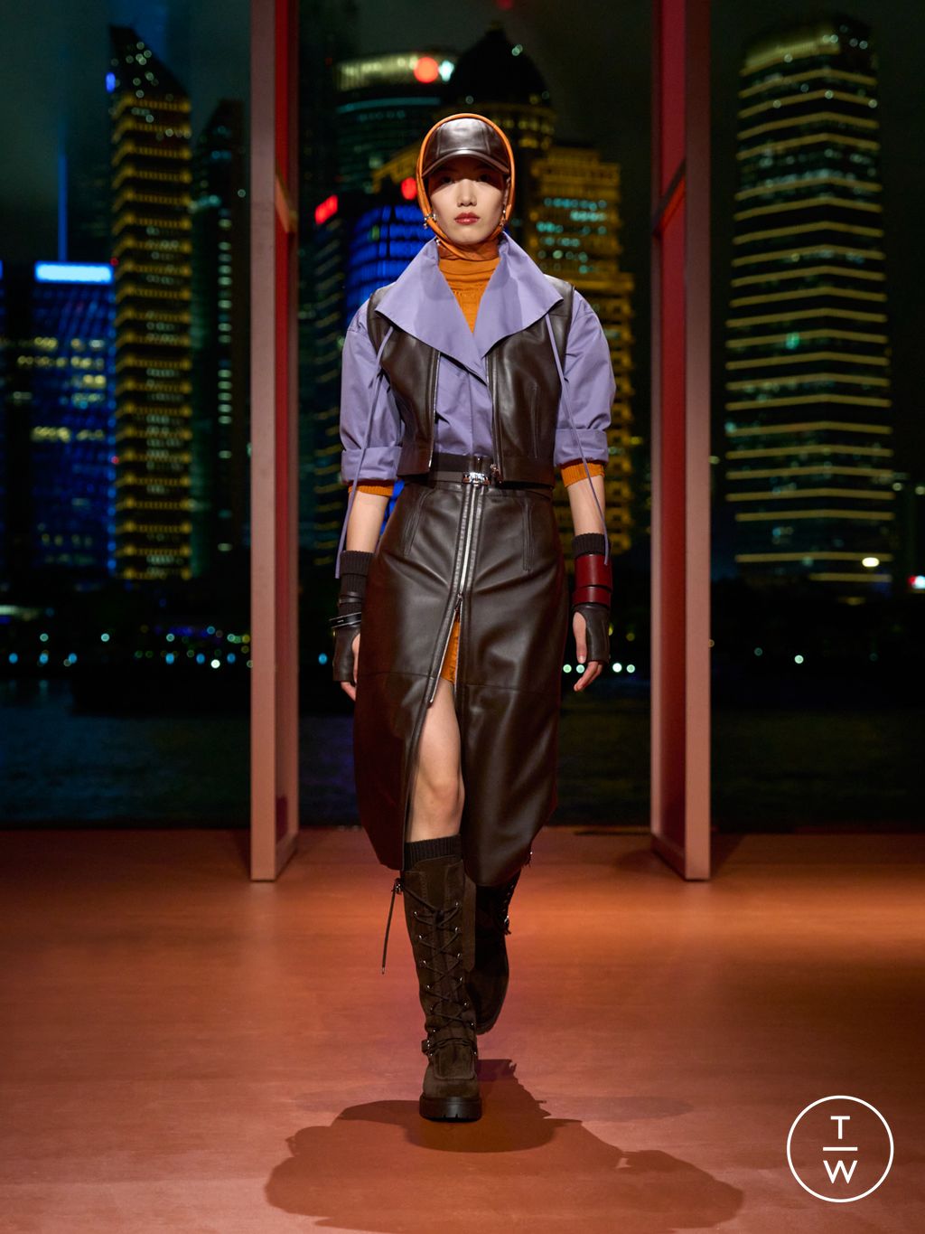 Fashion Week Paris Resort 2026 look 2 from the Hermès collection womenswear