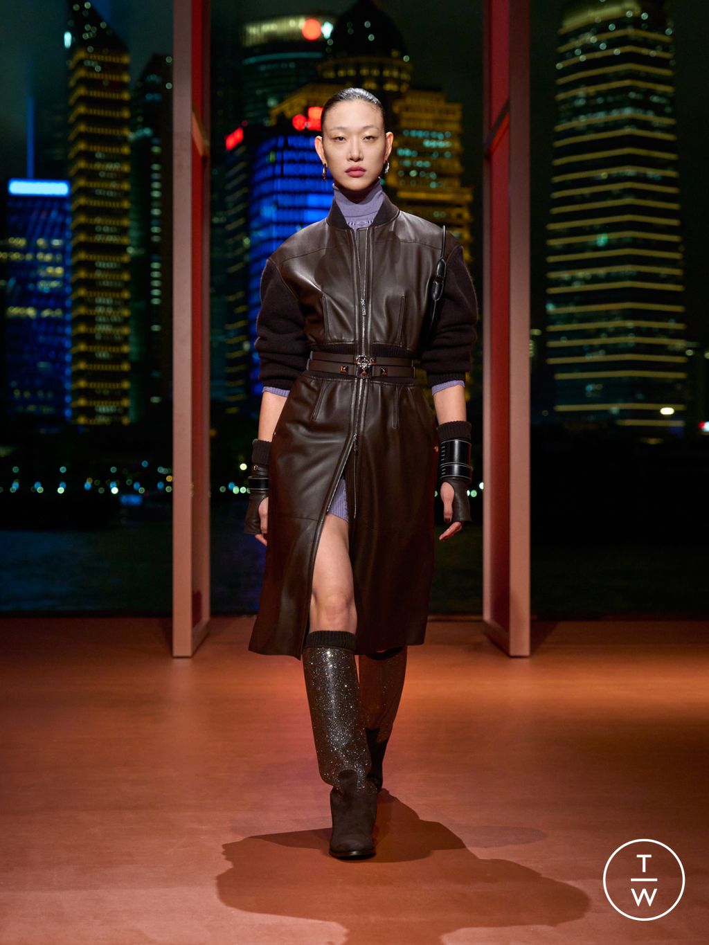 Fashion Week Paris Resort 2026 look 3 from the Hermès collection womenswear