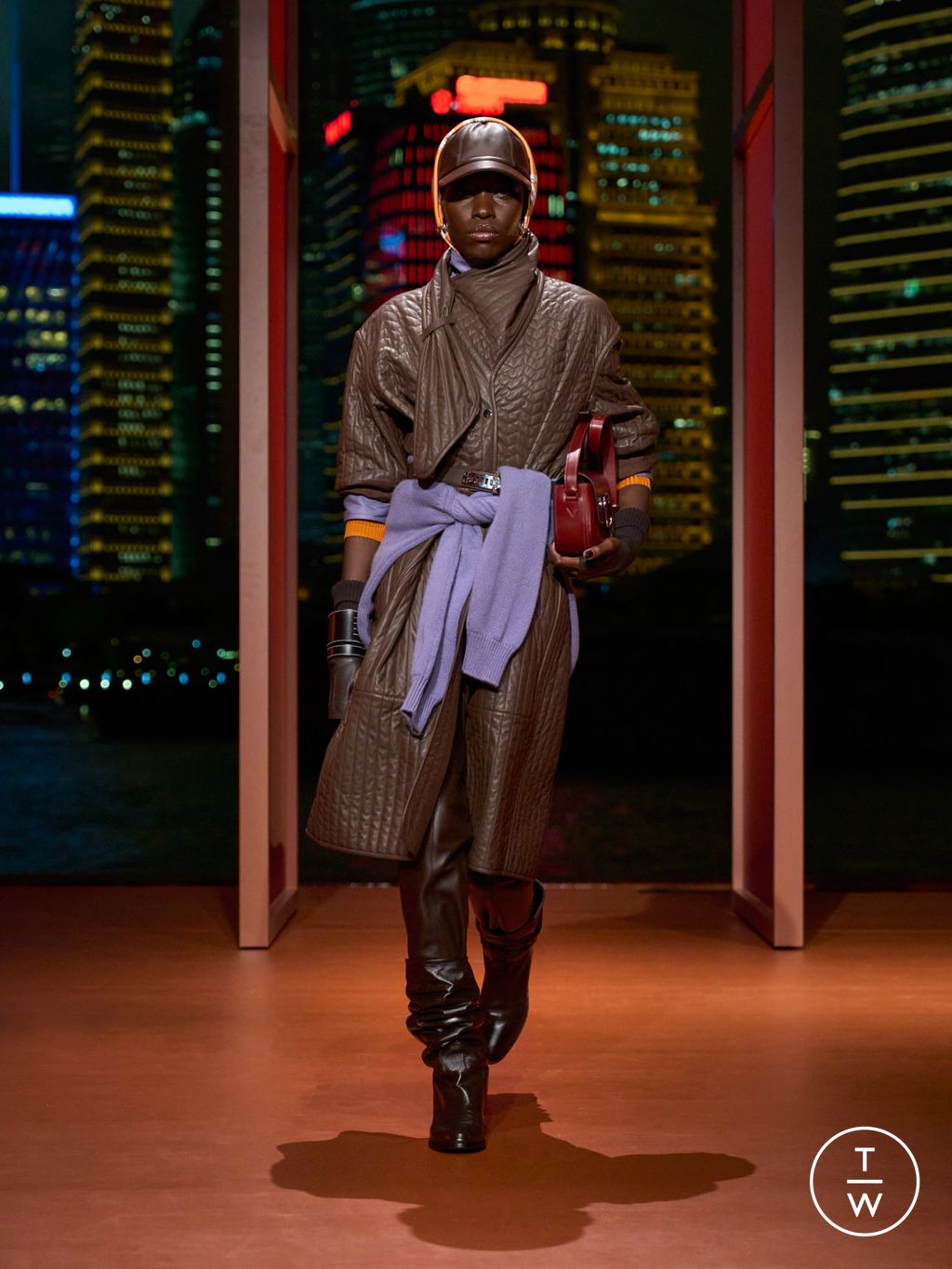 Fashion Week Paris Resort 2026 look 4 de la collection Hermès womenswear