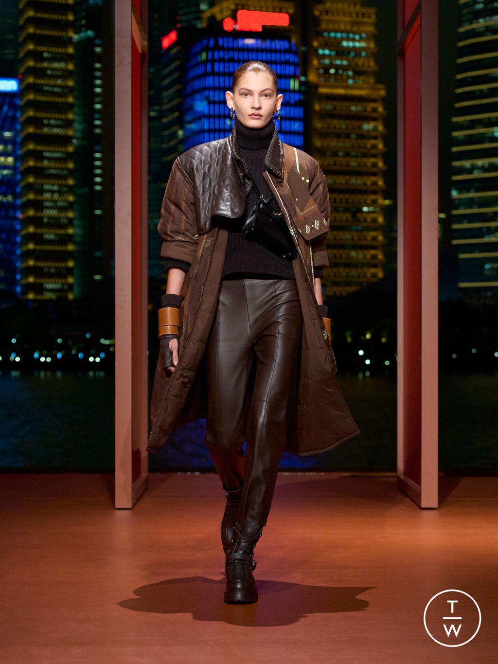 Fashion Week Paris Resort 2026 look 8 from the Hermès collection 女装